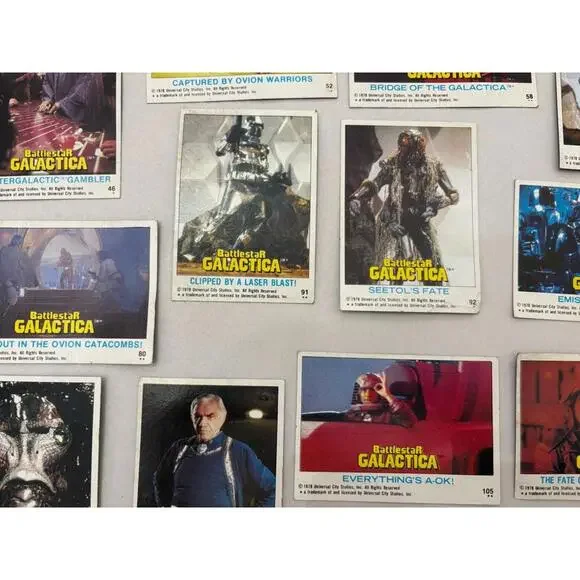 Topps Battlestar Galactica Sticker / Card Lot 25 - Picture 5 of 9